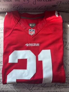 Nike Red & White San Francisco 49ers #21 GORE Football Jersey